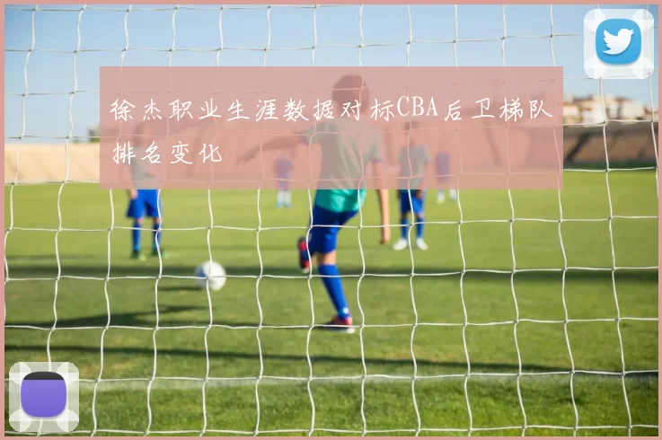 徐杰职业生涯数据对标CBA后卫梯队排名变化